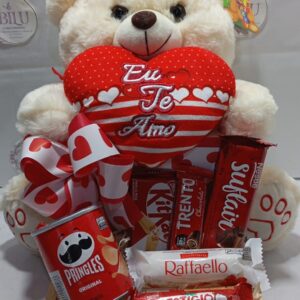 Cesta Amor em Pelúcia