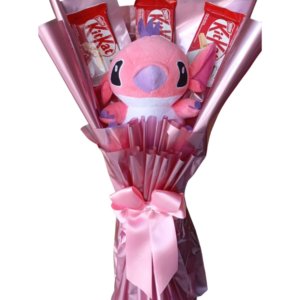 Buquê Angel e chocolates