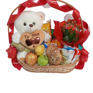 Imagine surpreender com uma Cesta de Café Romântica com Pelúcia, uma experiência que desperta o amor e aquece o coração desde o primeiro olhar.